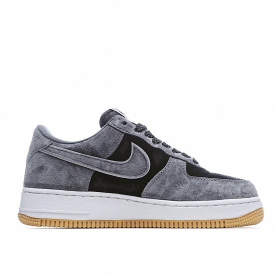 Nike Air Force 1 07 Low Černá Šedá běžné boty AQ8741 901 Pánské a dámské Snakers