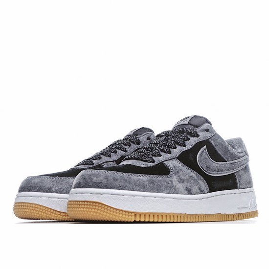 Nike Air Force 1 07 Low Černá Šedá běžné boty AQ8741 901 Pánské a dámské Snakers