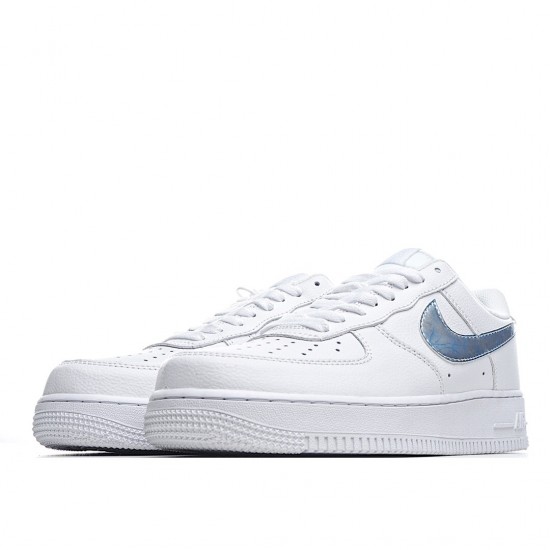 Nike Air Force 1 07 Low Trainers in Bílý Modrý 314219-131 Pánské a dámské běžecké boty