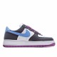 Nike Air Force 1 07 Nachový Modrý Černá AQ8741 608 AF1 Pánské a dámské běžné boty