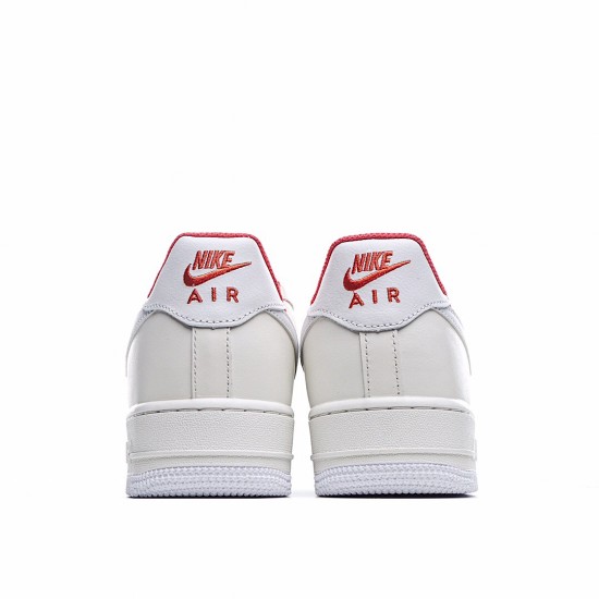 Nike Air Force 1 07 Bílý Červené Šedá DT3427-900 Pánské a dámské běžecké boty