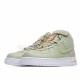 Nike Air Force 1 High Zelená oranžový běžné boty CJ1385 300 AF1 Pánské a dámské