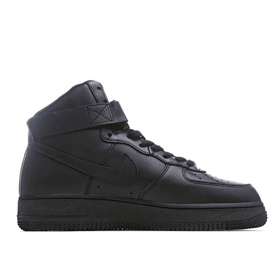 Nike Air Force 1 High Triple Černá 2017 315121-032 Pánské a dámské běžecké boty