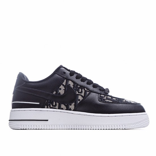 Nike Air Force 1 Low Černá Bílý CJ1379 001 AF1 Pánské a dámské běžné boty