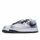 Nike Air Force 1 Low Šedá Černá běžné boty CW6011 001 Pánské a dámské