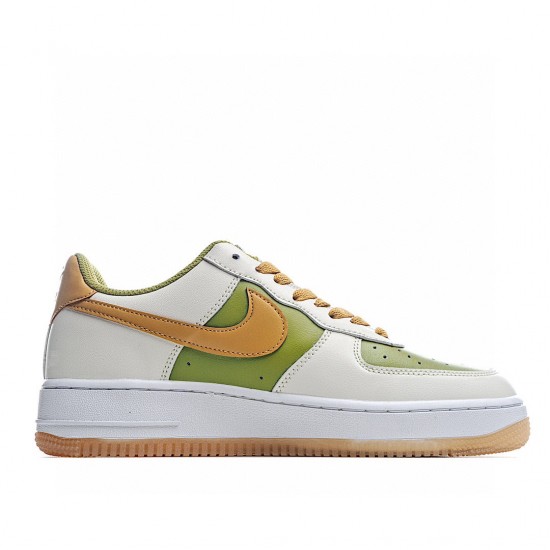 Nike Air Force 1 Low Zelená Žlutá Béžový DC1403-100 Pánské a dámské běžecké boty