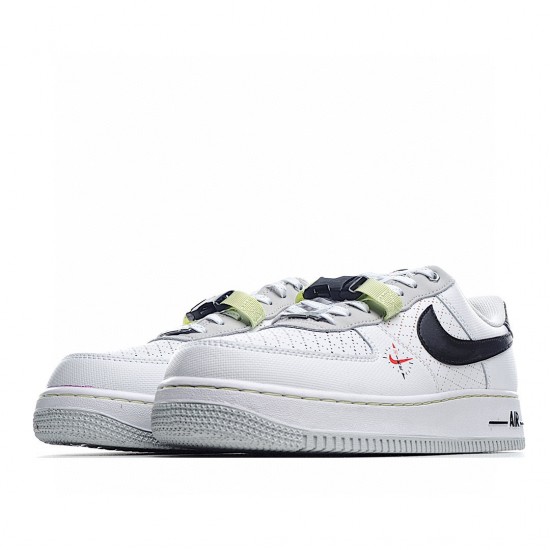 Nike Air Force 1 Low Šedá Bílý Černá DC2532-100 Pánské a dámské běžecké boty