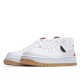 Nike Air Force 1 Low NBA Bílý Crimson Gum CT2298-101 Pánské a dámské běžecké boty