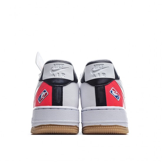 Nike Air Force 1 Low NBA Bílý Crimson Gum CT2298-101 Pánské a dámské běžecké boty