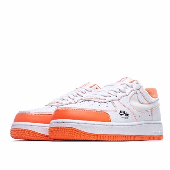 Nike Air Force 1 Low oranžový Bílý Šedá běžné boty CV3039 103 AF1 Pánské a dámské