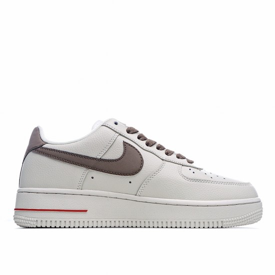 Nike Air Force 1 Low Premium Bílý Hnědý 808788-996 Pánské a dámské běžecké boty