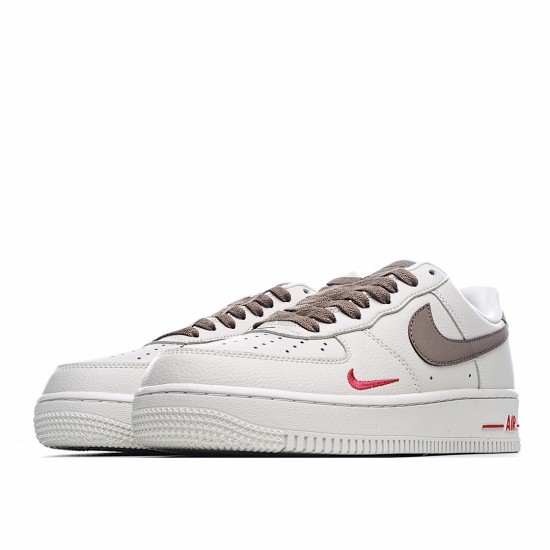 Nike Air Force 1 Low Premium Bílý Hnědý 808788-996 Pánské a dámské běžecké boty