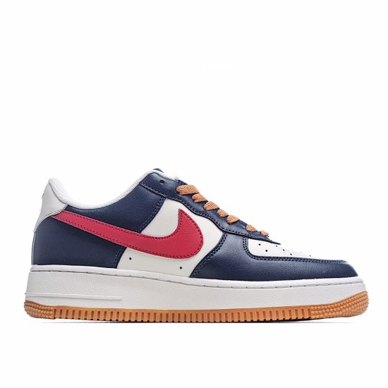 Nike Air Force 1 Low Červené Béžový Deep Modrý AQ4134-402 Pánskés běžecké boty