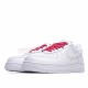 Nike Air Force 1 Low Supreme Bílý Červené CU9225-100 Pánské a dámské běžecké boty