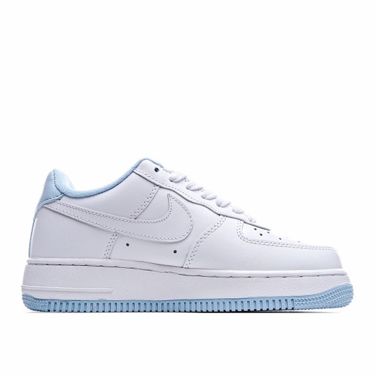 Nike Air Force 1 Low Pánské a dámské běžné boty CD6915 103 Bílý Modrý AF1