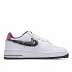 Nike Air Force 1 Low Bílý Černá Červené běžné boty DA4657 100 Pánské a dámské