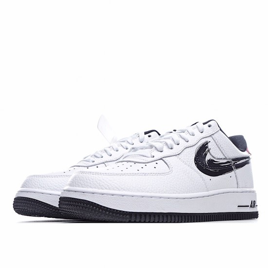 Nike Air Force 1 Low Bílý Černá Červené běžné boty DA4657 100 Pánské a dámské