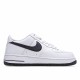 Nike Air Force 1 Low Bílý Černá běžné boty CW7297 100 Pánské a dámské