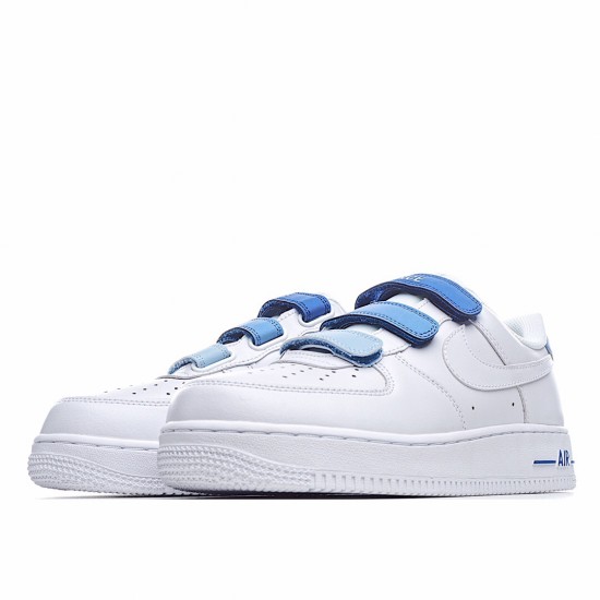 Nike Air Force 1 Low Bílý Modrý běžné boty 898866 008 Pánské a dámské