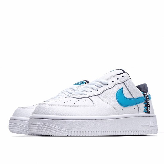 Nike Air Force 1 Low Bílý Modrý běžné boty CK6924 100 Pánské a dámské