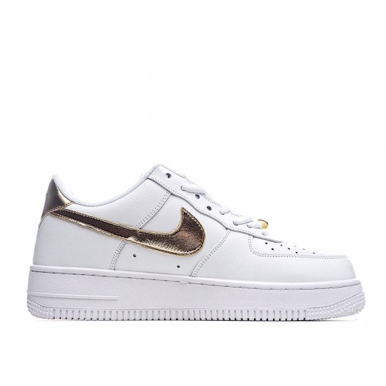 Nike Air Force 1 Low Bílý Metallic Zlato DC2181-100 Pánské a dámské běžecké boty