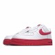 Nike Air Force 1 Low Bílý Červené AO6820-800 Pánské a dámské běžecké boty