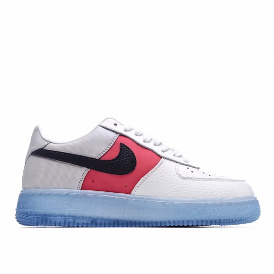 Nike Air Force 1 Low Bílý Červené Černá CT2295-110 Pánské a dámské běžecké boty