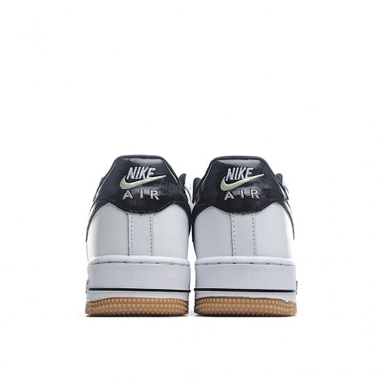 Nike Air Force 1 Low Bílý Ripstop Camo Černá Gum AZ7891-100 Pánské a dámské běžecké boty