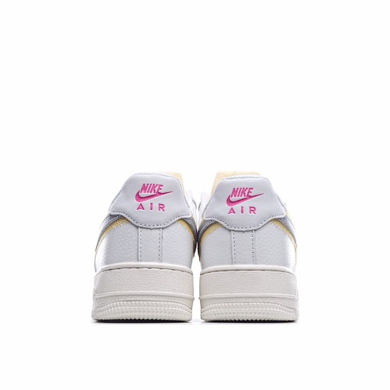 Nike Air Force 1 Low Bílý stříbrný Žlutá Běžecké boty CZ8104 100 AF1 Unsiex