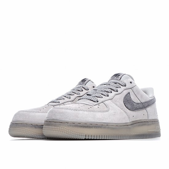 Nike Air Force 1 Low x Reigning Champ Šedá běžné boty AA1117 118 AF1 Pánské a dámské