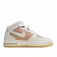 Nike Air Force 1 Mid Béžový Hnědý 773255-906 Pánské a dámské běžecké boty