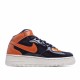 Nike Air Force 1 Mid Černá oranžový běžné boty 804609 188 AF1 Pánské a dámské