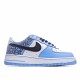 Nike Air Force 1 Prmclot Bílý Černá Modrý běžné boty AF1 Pánské a dámské BMB490-M5-C1