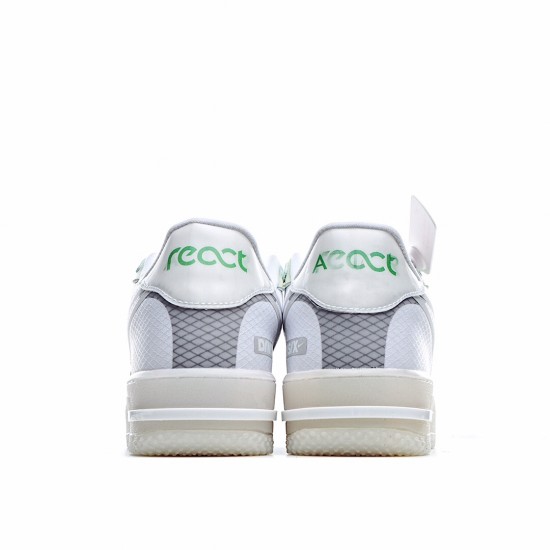 Nike Air Force 1 React QS Bílý Zelená běžné boty CQ8879 111 Pánské a dámské