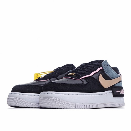 Nike Air Force 1 Shadow Černá Světlo Arctic Růžový Claystone Červené CU5315-001 dámskés běžecké boty