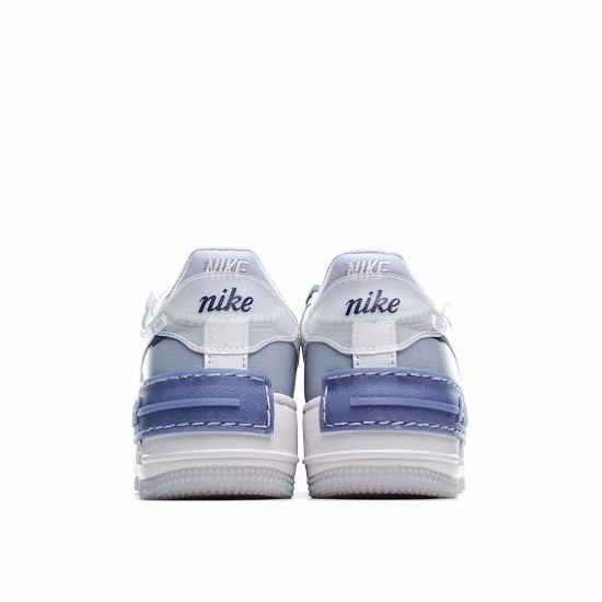 Nike dámské Air Force 1 Shadow Modrý Zelená běžné boty CK6561 001 AF1 dámskés