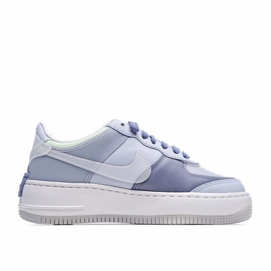 Nike dámské Air Force 1 Shadow Modrý Zelená běžné boty CK6561 001 AF1 dámskés