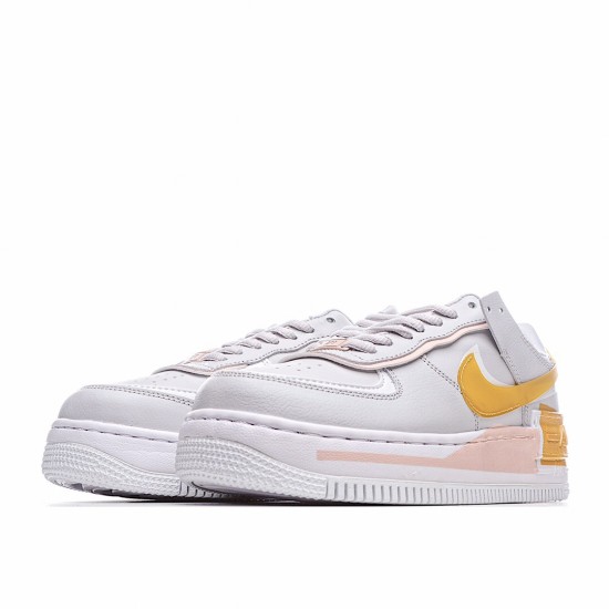 Nike dámské Air Force 1 Shadow Šedá Růžový oranžový běžné boty CQ9503 001 AF1 dámskés