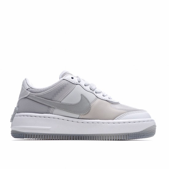 Nike dámské Air Force 1 Shadow Bílý Šedá CK6561 100 dámskés AF1 běžné boty