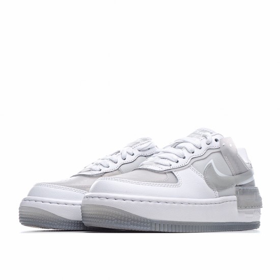 Nike dámské Air Force 1 Shadow Bílý Šedá CK6561 100 dámskés AF1 běžné boty