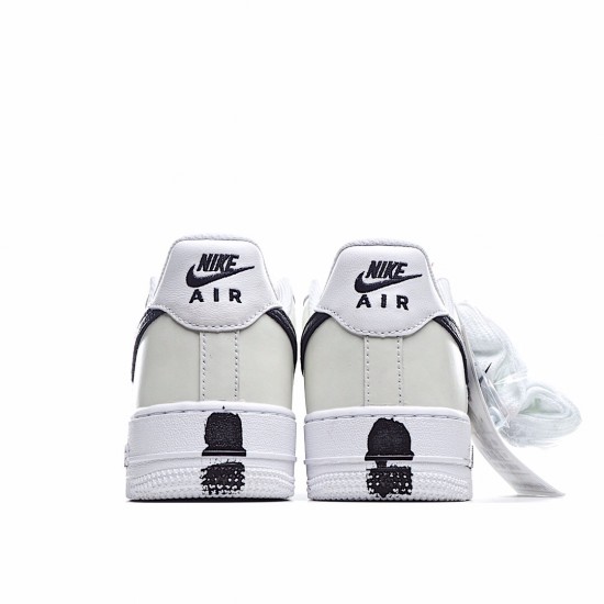 Peaceminusone x Nike Air Force 1 Para-noise běžné boty DD3223 100 Bílý Černá AF1 Pánské a dámské