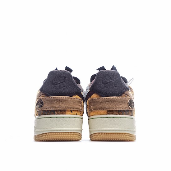 Travis Scott x Nike Air Force 1 Low Pánské a dámské CN2405 900 AF1 Modrý Hnědý běžné boty