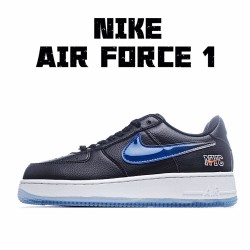 Kith x Nike Air Force 1 Low NYC Černá Modrý běžné boty CZ7928-001-100 Pánské a dámské AF1 