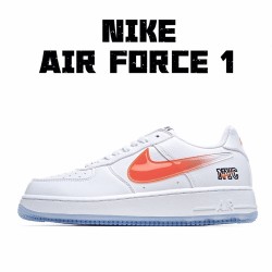 Kith x Nike Air Force 1 Low NYC Bílý oranžový AF1 Pánské a dámské CZ7928-001-100 