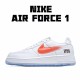 Kith x Nike Air Force 1 Low NYC Bílý oranžový AF1 Pánské a dámské CZ7928-001-100