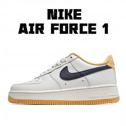 Nike Air Force 1 07 Béžový Černá Žlutá CT7875-998 Pánské a dámské běžecké boty