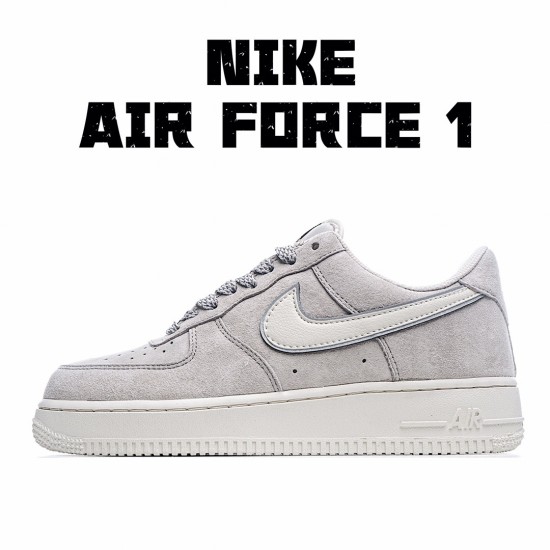 Nike Air Force 1 07 Šedá Bílý běžné boty AQ8741 101 AF1 Pánské a dámské