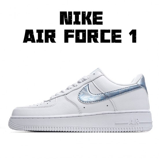 Nike Air Force 1 07 Low Trainers in Bílý Modrý 314219-131 Pánské a dámské běžecké boty