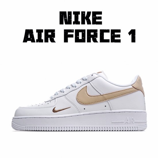 Nike Air Force 1 07 Low Bílý Hnědý CZ0270-101 Pánské a dámské běžecké boty