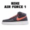 Nike Air Force 1 07 LV8 x Stranger Things Hawkins High Černá oranžový běžné boty CJ6106 105 Pánské a dámské AF1 